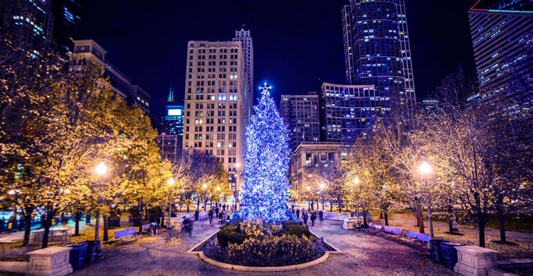 Spending Christmas vacation in Chicago